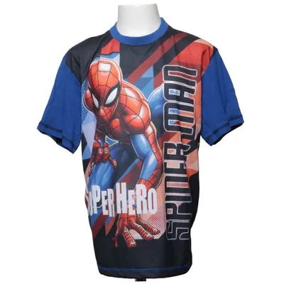 T-shirt (Bleu, Rouge, Noir) de Marvel Coton, Polyester