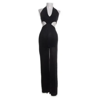 Byxdress (Svart, Flerfärgad) från Monki Elastan, Polyamid