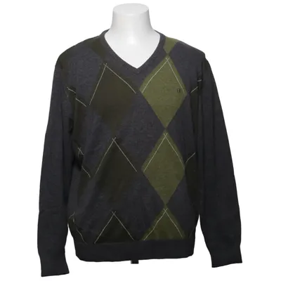 Pullover (Grijs, Groen) van Calamar Katoen, Wol