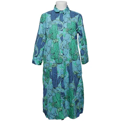 Robe chemise (Bleu, Vert, Multicolore) de Milano Italy Coton, Élasthane, Polyamide