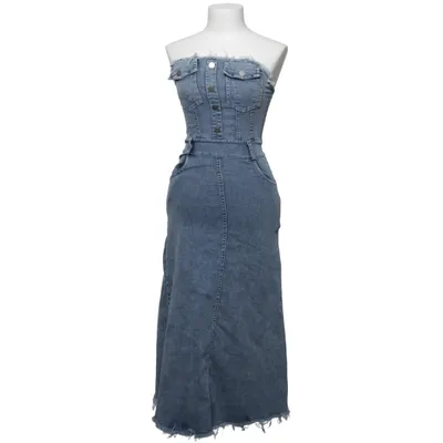 Jeanskjole (Blå) fra Mochy Bomuld, Elastan, Polyester