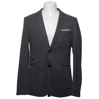 Blazer (Gris) de Zara Man Basic Polyester, Viscose