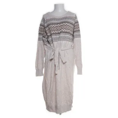 Vente kjole (Beige, Flerfarvet) fra H&M Mama Alpacauld, Bomuld, Polyamid, Viscose