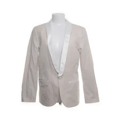 Smoking blazer (Wit, Beige) van Lamin H&M Polyester, Viscose, Katoen