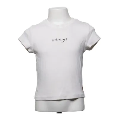 T-shirt (Hvid) fra Ü by KappAhl Bomuld, Elastan