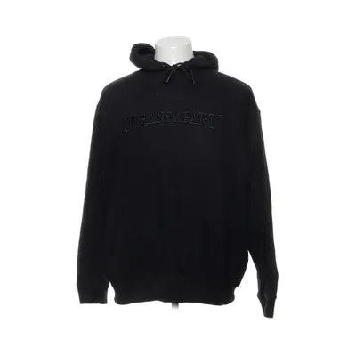 Huvtröja (Svart) från Oceans Apart Bomull, Återvunnen polyester