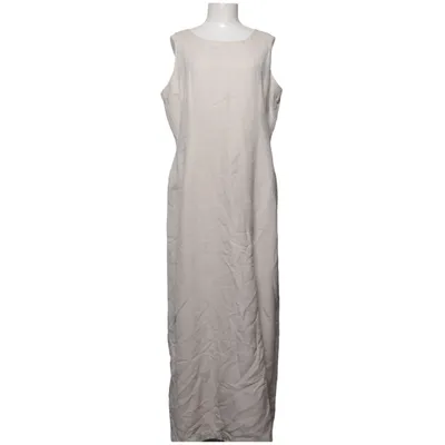 Maxikjole (Beige) fra Isolina Sartini Linned, Viscose