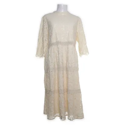 Kjole (Beige) fra Happy Holly Polyamid, Polyester, Bomuld