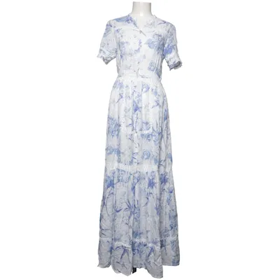 Robe longue (Blanc, Bleu) de Love Lolita