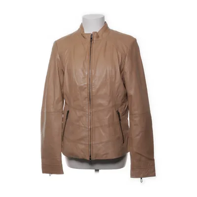 Läderjacka (Beige) från Bonita Skinn, Polyester, Viskos