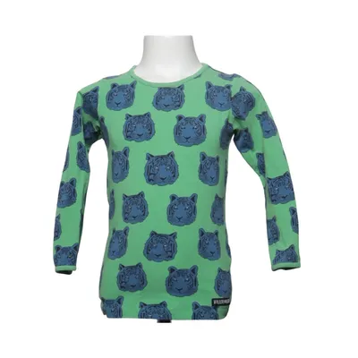 Long sleeve T-shirt (Green, Blue) from Villervalla Elastane, Organic cotton
