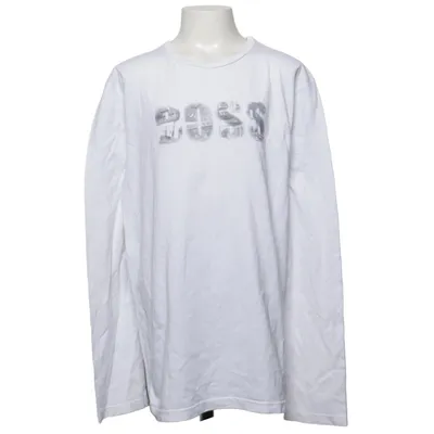 T-shirt à manches longues (Blanc) de Hugo Boss Coton