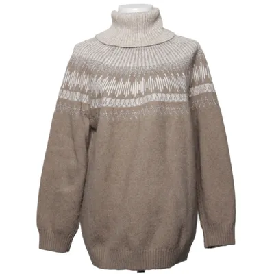 Turtleneck (Beige) from Gina Benotti Acrylic, Metallic fiber, Polyester, Wool