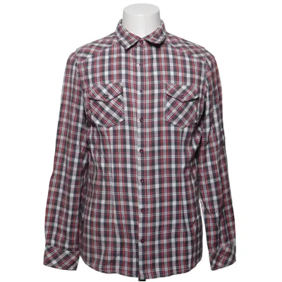 Chemise en flanelle (Gris, Blanc, Rouge) de Volcano Coton, Polyester