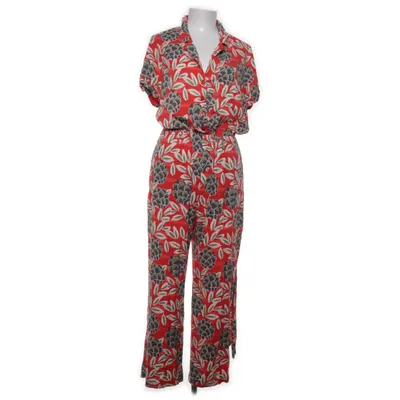 Byxdress (Röd, Flerfärgad) från Zilch Elastan, Viskos