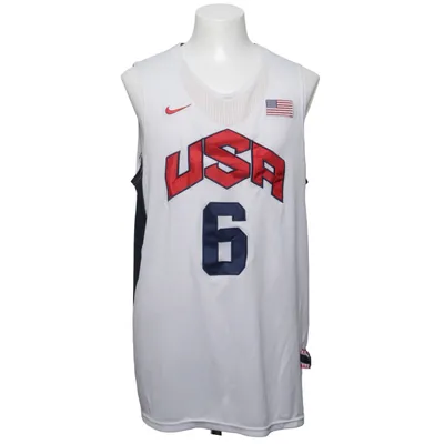 Maillot de basketball (Blanc, Bleu, Rouge) de Nike