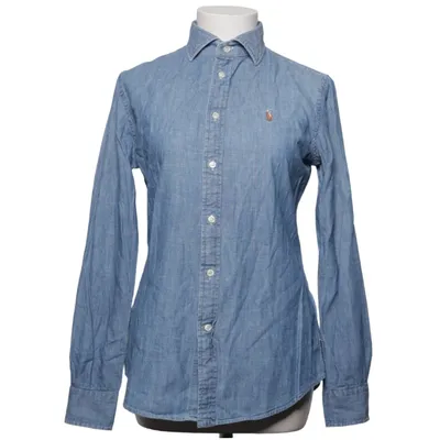 Denim blouse (Blauw) van Polo Ralph Lauren Katoen