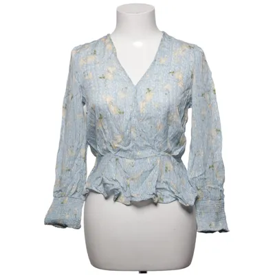 Blouse (Blue, Multicolored) from Zara Metallic fiber, Viscose