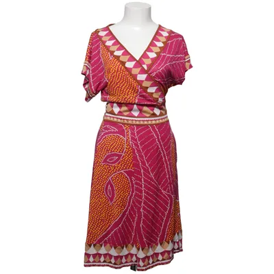 Omlottklänning (Rosa, Orange, Vit) från Diane von Furstenberg Silke