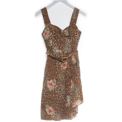 Dress (Beige, Multicolored) from Collectif London Cotton
