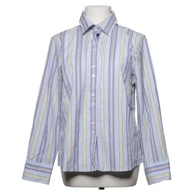 Chemise (Bleu, Jaune, Blanc) de Talbots Coton, Élasthane
