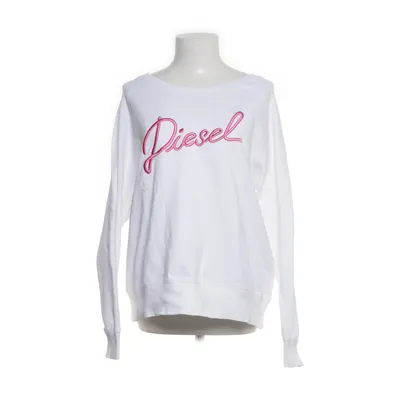 Collegetröja (Vit) från Diesel Bomull, Elastan, Polyester