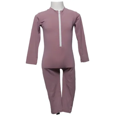 Maillot de bain une pièce (Rose) de Petit Crabe Élasthane, Polyamide