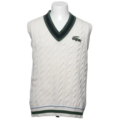 Slipover (Vit, Grön, Blå) från Lacoste Bomull, Polyamid