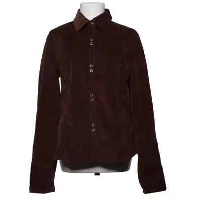Chemise (Marron) de Harvé Benard Coton, Élasthane
