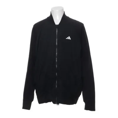 Træningsjakke (Sort) fra Adidas Bomuld, Polyamid, Genanvendt polyester