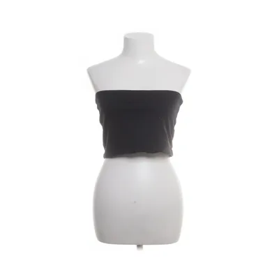 Tube top (Black) from Topshop Cotton, Elastane