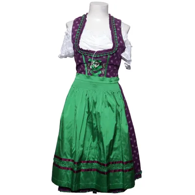Dirndl (Vert, Violet, Blanc) de Landhaus Coton