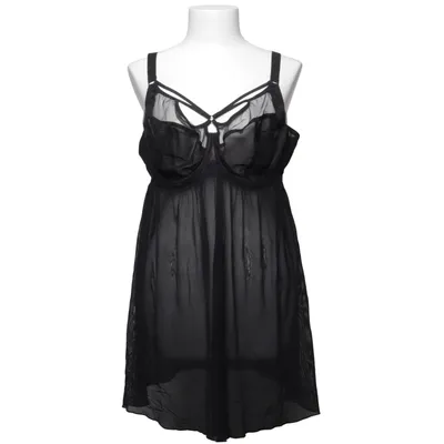 Negligee (EL4351BLK) from Elomi Cotton, Elastane, Polyamide, Polyester