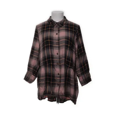 Flanellskjorta (Rosa, Svart, Gul) från ONLY Carmakoma Polyester, Viskos