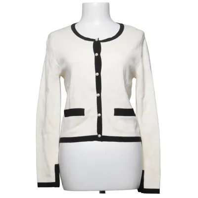 Cardigan (Wit, Zwart) van Zara Knit Polyamide, Viscose