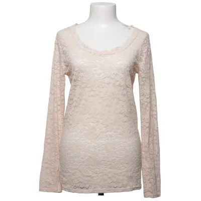 Top (Lace L/s Blouse) von Pulz Jeans Elasthan, Polyamid