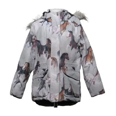 Parka (Cathy Fur) fra Molo Akryl, Polyurethan, Genanvendt polyester