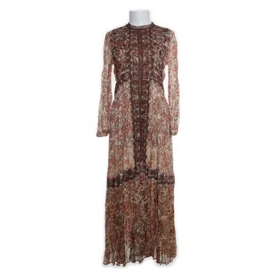 Maxi dress (Brown, Multicolored) from Zara Woman Premium Collection Viscose
