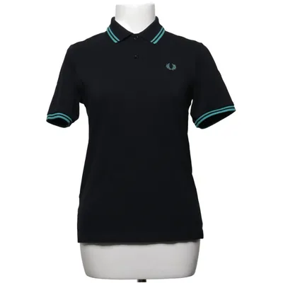 Pikétröja (Svart, Turkos) från Fred Perry Bomull