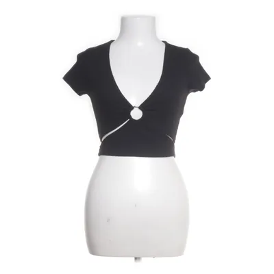 Topp (Svart) från Bershka Elastan, Polyester, Viskos