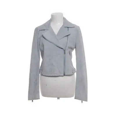 Leren jack (Blauw) van VILA Clothes Polyester, Leer
