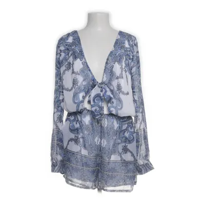 Byxdress (Blå, Vit) från Bik Bok Polyester
