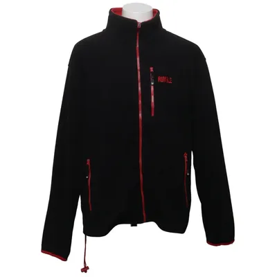 Fleece jacket (Black, Red) from Rumble Clothing Polyester
