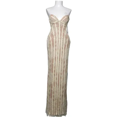 Cocktailkjole (Gul, Beige) fra Babyboo Elastan, Polyamid, Polyester