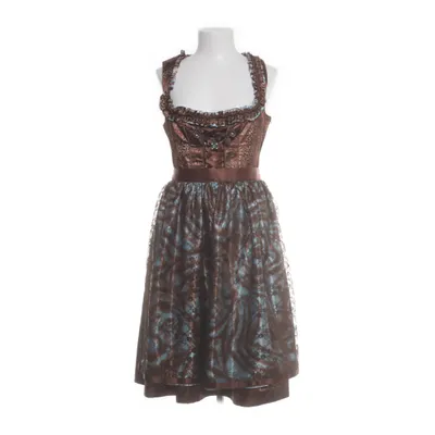 Dirndl (Bruin, Blauw) van Gams Bock Katoen, Polyester