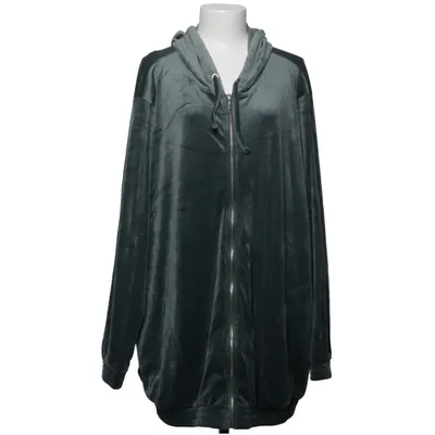 Hoodie (Gray) from Zizzi Elastane, Polyester