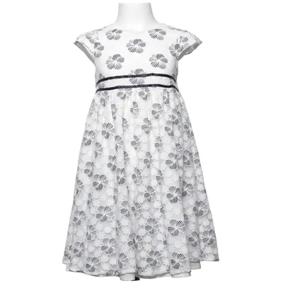 Robe (Blanc, Noir) de Topolino Coton, Polyester, Viscose