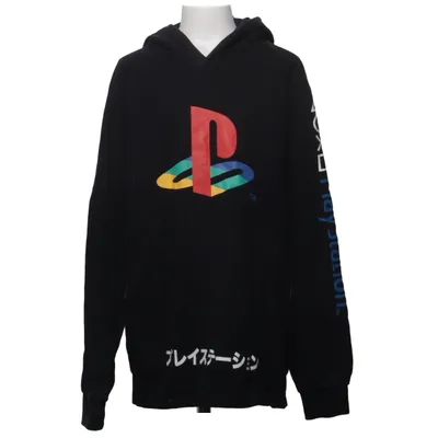 Sweat à capuche (Noir) de Playstation Coton