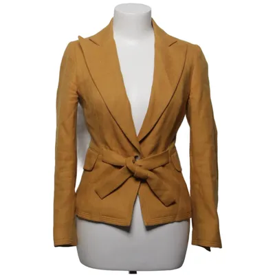 Blazer (Geel) van Costume National Viscose, Wol