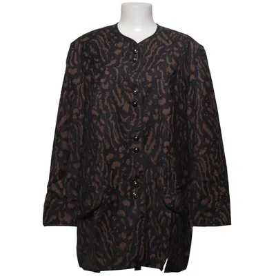 Blazer (Black, Brown) from Hardob Acetate, Viscose, Wool